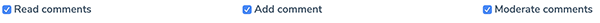 Comments Permissions
