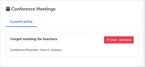 Conferences Dashboard