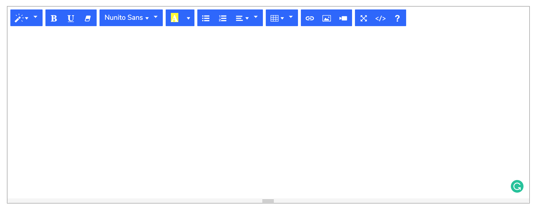 Eduopus Global settings simple editor