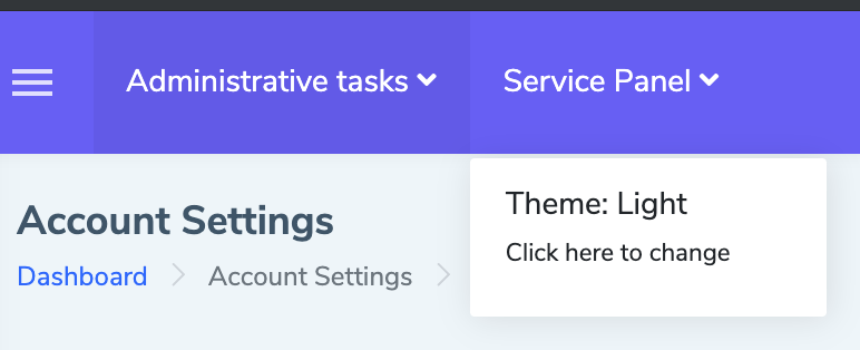 Eduopus Global settings theme
