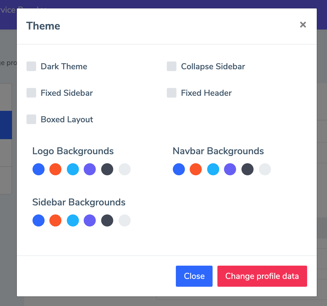 Eduopus Global settings theme 2