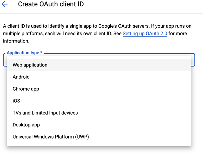 Application Type