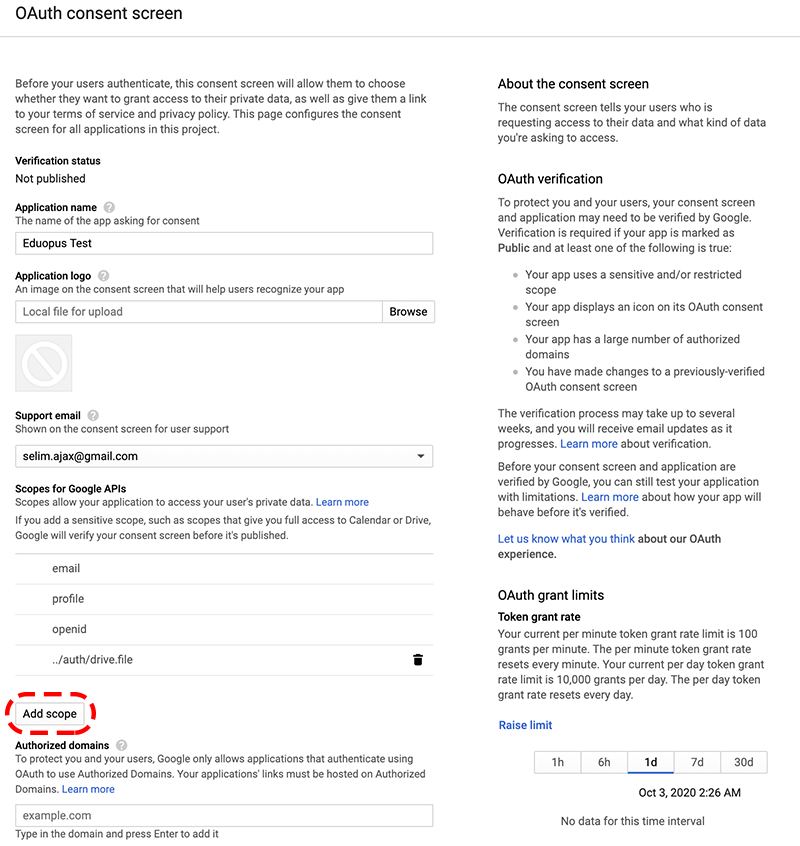 consent details