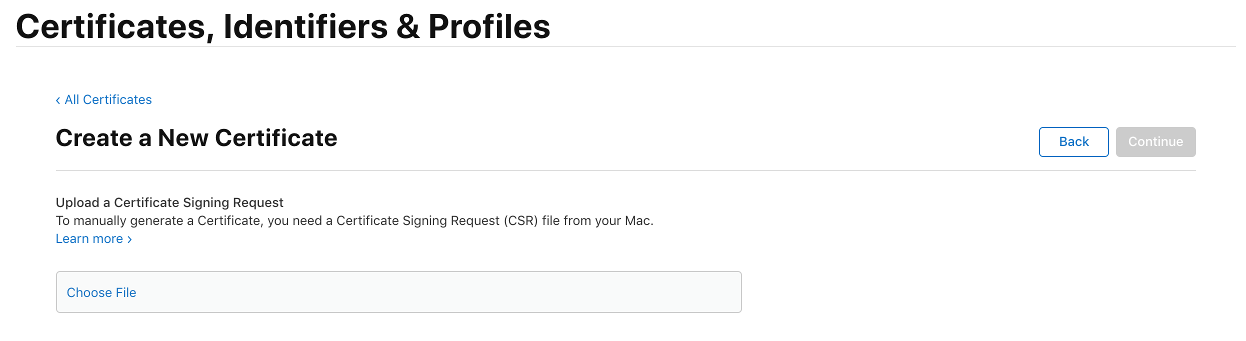 Eduopus iOS app certificate upload csr
