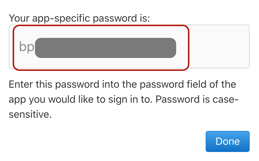 Eduopus iOS specific password generate