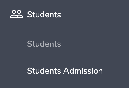 ExpertEase IMS Students menu