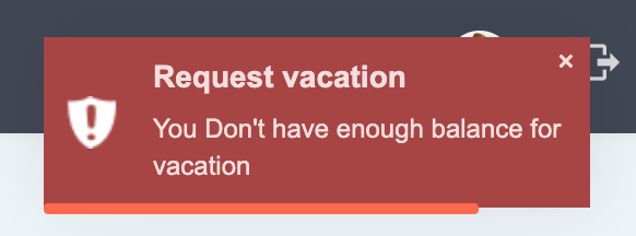 Eduopus Vacations no balance