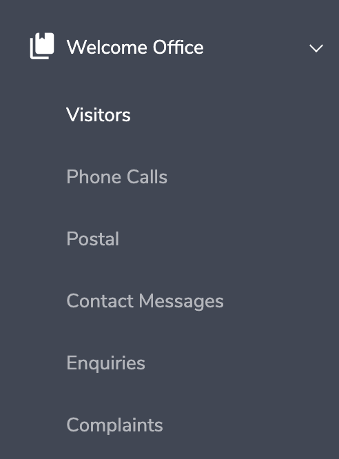 Eduopus Welcome Office menu 